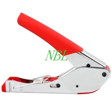 50pcs lot EMS Coaxial Network Cable Plier Compression Tool Crimper for Coaxial Cable F head RG6