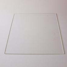 Free shipping 3D printer DIY reprap MK heated bed with high boron glass plate 200*214*3 mm steel