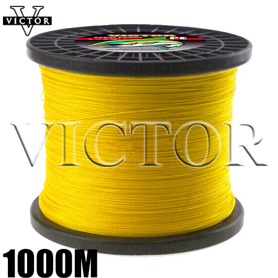 FREE SHIPPING&Hot VICTOR 1000M 90LB Spectra Extreme PE Ocean Lake Fishing counter cajun Braided