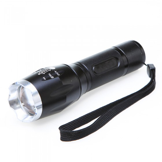 CREE XML T6 5 Modes 2000 Lumens LED Tactical Flashlight Zoomable Lantern LED Bulb Lamp Torch Hunting Flash Light+2*18650+Charger