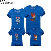 New Arrival 2016 Family Look Summer Cotton Mouse T-Shirt Dad Mum Son Daughter Couple Clothres Family Matching Outfits