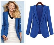 Free shipping! Spring 2016 women’s new OL small suit jacket suit coat big yards S-XXXXL WT05