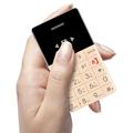 New arrival Ultra Thin AIEK QMART Q5 Card Phone MP3 Mini Quad Band Low Radiation MP3