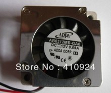Used Free Shipping DC12V 0.10A Server Cooling Fan For ADDA AB4512HB-QA0 Server Blower Fan 45x45x8mm 2-wire