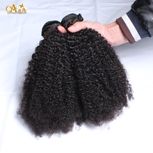 Afro Kinky Curly Hair 6A Grade Unprocessed Mongolian Kinky Curly Virgin Hair Weaves 1pc lot 55g