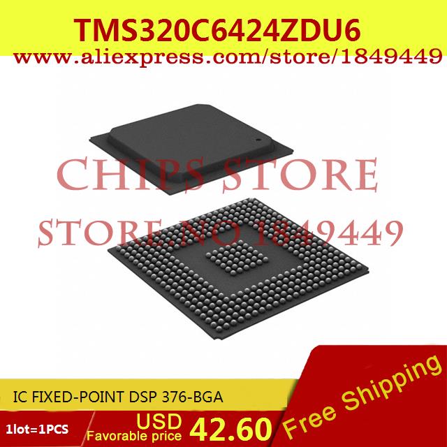Здесь можно купить  Free Shipping IC Integrated Circuit TMS320C6424ZDU6 IC FIXED-POINT DSP 376-BGA 320C6424 TMS320C6424 1pcs  Электронные компоненты и материалы