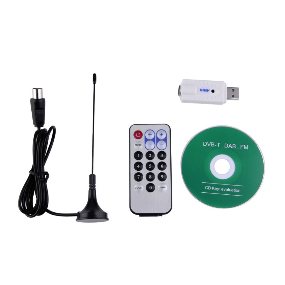 USB DVB-T RTL-SDR Realtek RTL2832U & R820T Tuner Receiver Dongle PAL IEC Input Newest