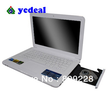 Nigeria and some africa free shipping Ultra thin 13 inch mini laptop Windows 7 Intel D2500