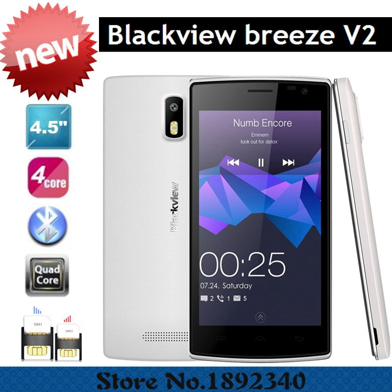 Blackview Breeze V2 MTK6582M 4 5 inch Android 4 4 3G SmartPhone Quad Core 1 3GHz