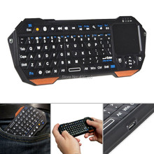 Portable Mini Bluetooth Keyboard w/Touchpad Wireless Gaming Keyboard for Laptop/Smartphones Computer Laptop TV BOX Tablet PC