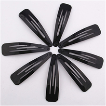 50Pcs Fashion Solid Black Baby BB Hair Clip Bows Barrettes Children Hairpin Wedding Accessories Hairgrips hair Clips for Women