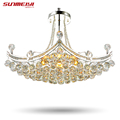 2016 New Style Crystal Chandelier Lighting Fixture Crystal Light Lustres de cristal for Living Room Ceiling