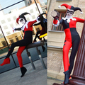 halloween costumes women casual jumpsuits Thigh High clown Batman Arkham Asylum Harley Quinn Cosplay Carnival sexy