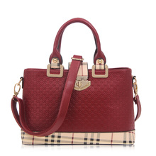 New Saffiano PU Leather Women Handbags Fashion Shoulder Bag High Quality Women Messenger Bag OL Famous Bag ST2860 Bur gundy