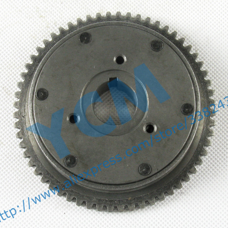 Scooter Engine Starter Gear font b GY6 b font 125 Startup Disk Moped Clutch QDP GY6125