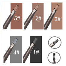 New Arrival Waterproof Long Lasting Eyebrow Pencil Pen With Brush For Makeup Cosmetic Beauty Tools 5 Colors