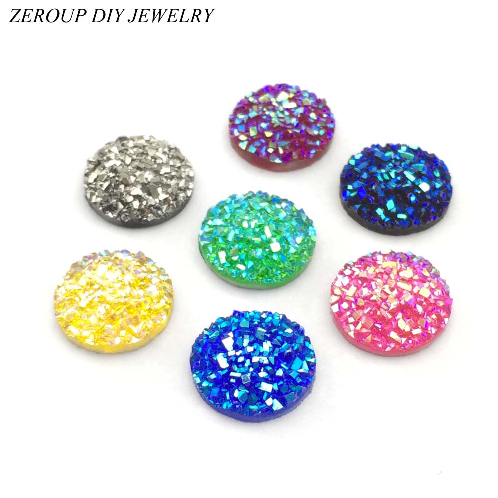 10pcs 13x18mm Resin Cabochon Cover Marble Cameo Covers