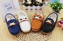 2016 Children Toddler shoes leather shoes flat bottom Dichotomanthes kids Fashion casual boys and girls baby shoes ZGXB89
