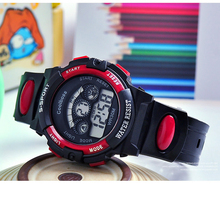 2016 Digital Watch Children Watch Brand New Noctilucent 5 Colors Rubber Men And Women Relogio Multifunction