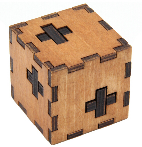 Wooden Box Puzzle Brain Teaser Puzzles Game Toy IQ Educational Wood Puzzles for Kids and Adult