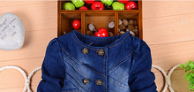 2015 new spring autumn baby girls cowboy jacket coat children outerwear jacket cost kids lace jacket