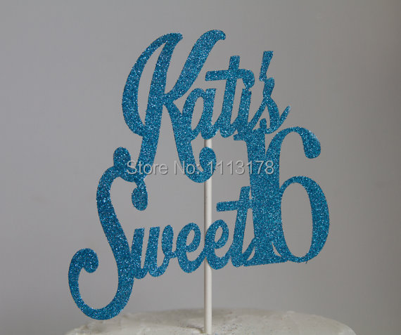 Buy Personalized Glitter Sweet 16 Buy Personalized Glitter Sweet 16