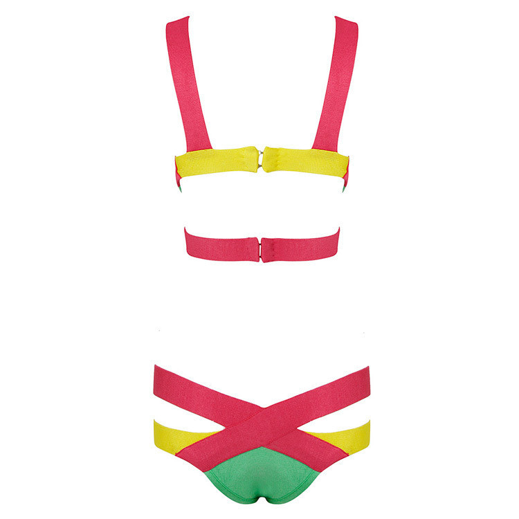 New 2015 Bikinis Women Sexy Women\'s Bikini Set Push-up Padded Bra Swimsuit Bathing Suit Swimwear (29)