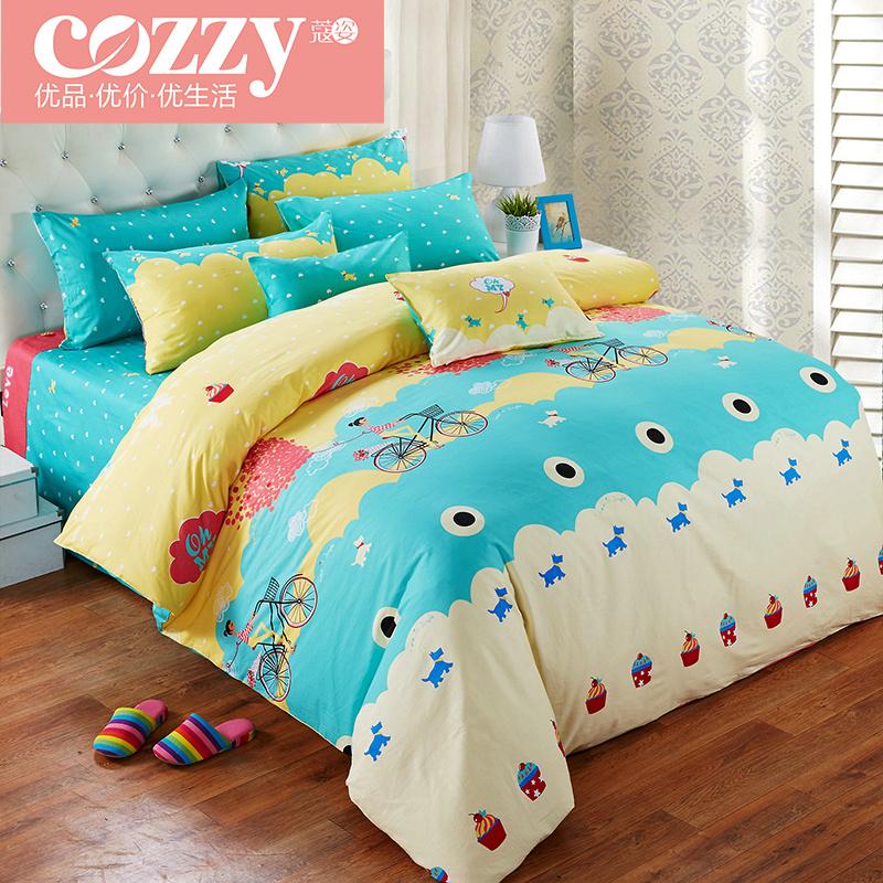 Bedclothes/Bed linen 100% Cotton/4pcs bed set/Bedding Sets Duvet Cover Bedding Sheet Bed Spread /AAAA Rank / Free Shipping