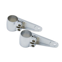 Motorcycle Polished Universal Side Mount Headlight Brackets For Harley Bobber Custom Cafe Racer