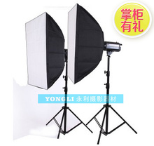 photo studio photography studio continuous light 400e studio flash set 400w lamp equipment clothes portraitist softbox set CP