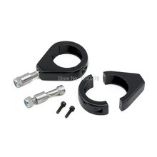 Motorcycle Pair Black 49mm Turn Signal Fork Clamps For Harley Davidson V Rod Modeds 2007 2011