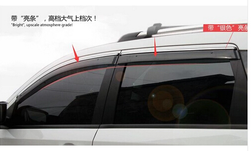 4pcs For Fiat Freemont 2011-2014 Window Visors Awnings Wind Rain Deflector Visor Guard Vent