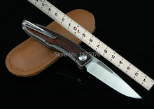 Free Shipping High Quality OEM Chris Reeve CR Collection Knife Titanium Alloy Wood Handle Rescue Knife