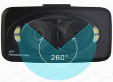 H6000 CAR DVR 360 Panoramic View Car Black Box DVR with 2 7 inch TFT HD