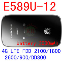 Huawei MiFi E587 3 G 4 G lte WIFI hotspot wireless Router desbloqueado 43.2 mbps móvel de compartilhamento wi fi 3 G Modem dongle
