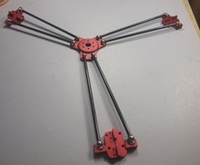 Reprap Delta Rostock Kossel k800 metal magnetic effector carriage 180mm carbon tube Diagonal push rods kit