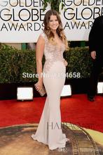 71st Annual Golden Globe Awards 2014 Sosie Bacon Mermaid Celebrity Dresses Lace Appliques Red Carpet Evening Gowns BO4217
