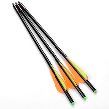 3pcs lot Crossbow Fiberglass Arrow 34cm length OD8mm Crossbow Arrow Bolts Arrow Archery Bow Target Arrow