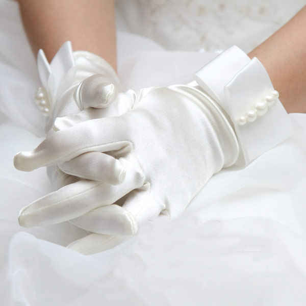 Dress silk gloves