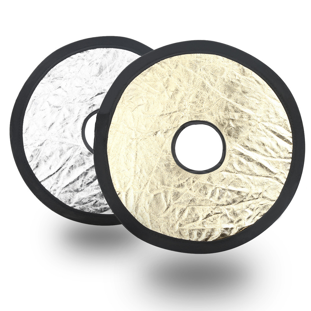 Color : As shown , Size : 30cm Photographic reflector Mini Universal Reflector Portable Photographic Equipment Camera Lens Soft Plate Folding White Reflector For Photography Photo Studio Lighting