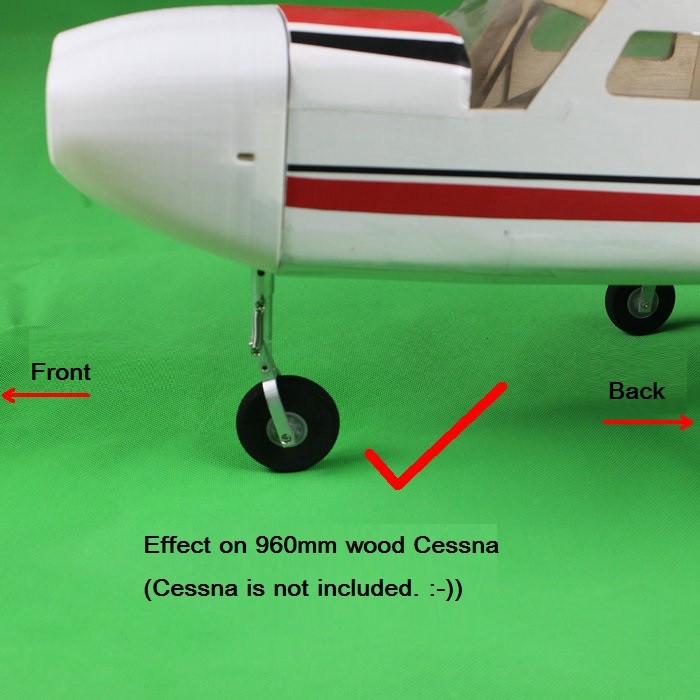 steerable nose gear rc aircraft