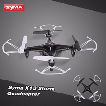 Original Black Syma X13 STORM 2.4G 6 Axis Gyro 4 CH Mini Drones RTF RC Helicopter Quadcopter Wind-resistant Hot sale