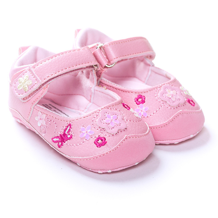 Sweet Pink Leather Princess Girls Kids Mary Jane Flower Sweet Pink Leather Princess Girls Kids Mary Jane Flower