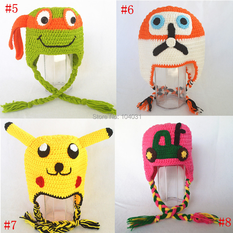 Best selling wholesale cute crochet character baby hat ...