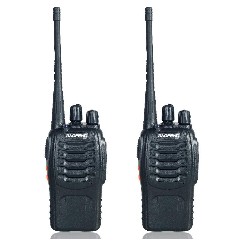 2pcs/lot Two Way Radio baofeng BF-888S Walkie Talkie Dual Band 5W Handheld Pofung bf 888s 400-470MHz UHF VHF radio scanner