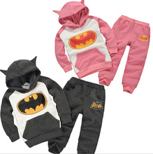 Batman Boys Girls Clothing Sets Children’s Winter Clothes Baby Boy’s Girl’s Kids Suits Tracksuits Hoodies Sweatshirts + Trousers