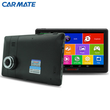 New 7″ Car GPS Navigation Android 4.4.2 FHD 1080P Car DVR Camera Recorder Vehicle gps/ MT8127 Quad – core /Navitel Or Europe map