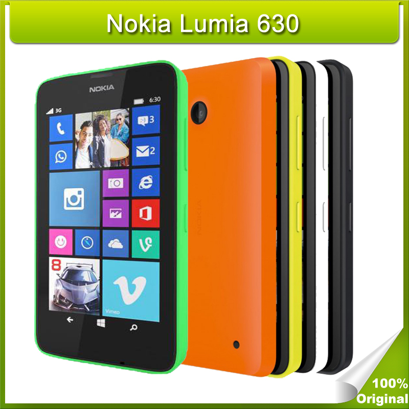 Nokia Lumia 630 Original Mobile Phone 4 5 inch Touchscreen Quad core 1 2GHz 8GB ROM