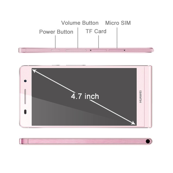 Unlocked Huawei Ascend P6 P6S 6.18mm 4.7'' IPS 2GB 8GB 3G Android 4.2 GPS Quad Core 1.5GHz Smartphone Bluetooth 2000mAh 8.0MP Unlocked Huawei Ascend P6 P6S 6.18mm 4.7'' IPS 2GB 8GB 3G Android 4.2 GPS Quad Core 1.5GHz Smartphone Bluetooth 2000mAh 8.0MP