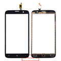 High Quality Black Front Glass Panel Touch Screen Digitizer For Lenovo A850 Phone Replacement Parts Free